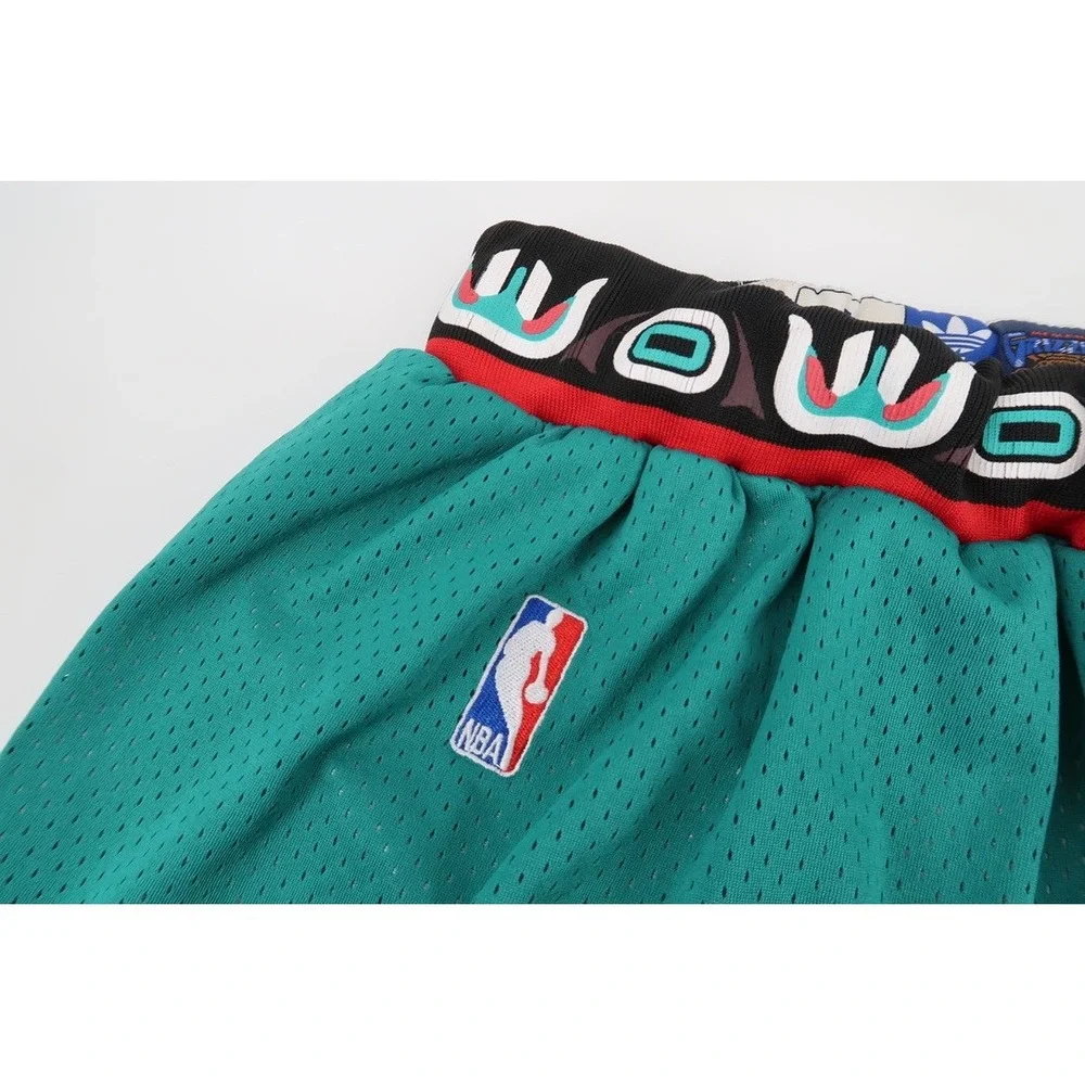 Adidas Memphis Grizzlies NBA Shorts Mens Large Teal‎ Swingman Basketball